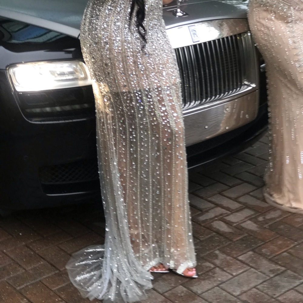 jovani silver 67280 - Picture 7 of 8